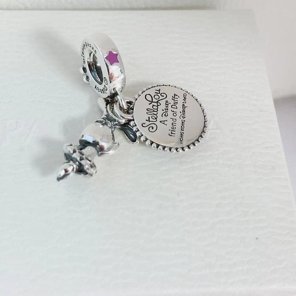 Pandora Disney Friend of Duffy  Dangle Sterling Silver Charm Fits European Brace - Picture 4 of 6